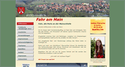 Desktop Screenshot of fahr-am-main.de